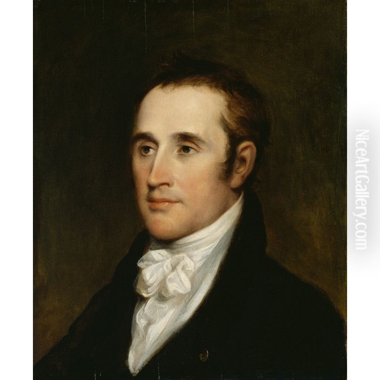 Benjamin Silliman Oil Painting by John Trumbull