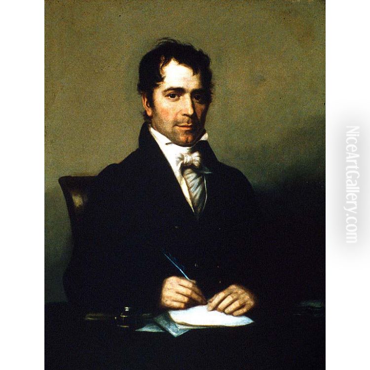 Possibly Jonathan Elliot Oil Painting by Charles Bird King