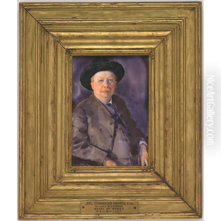 Joel Chandler Harris Oil Painting by Lucy May Stanton
