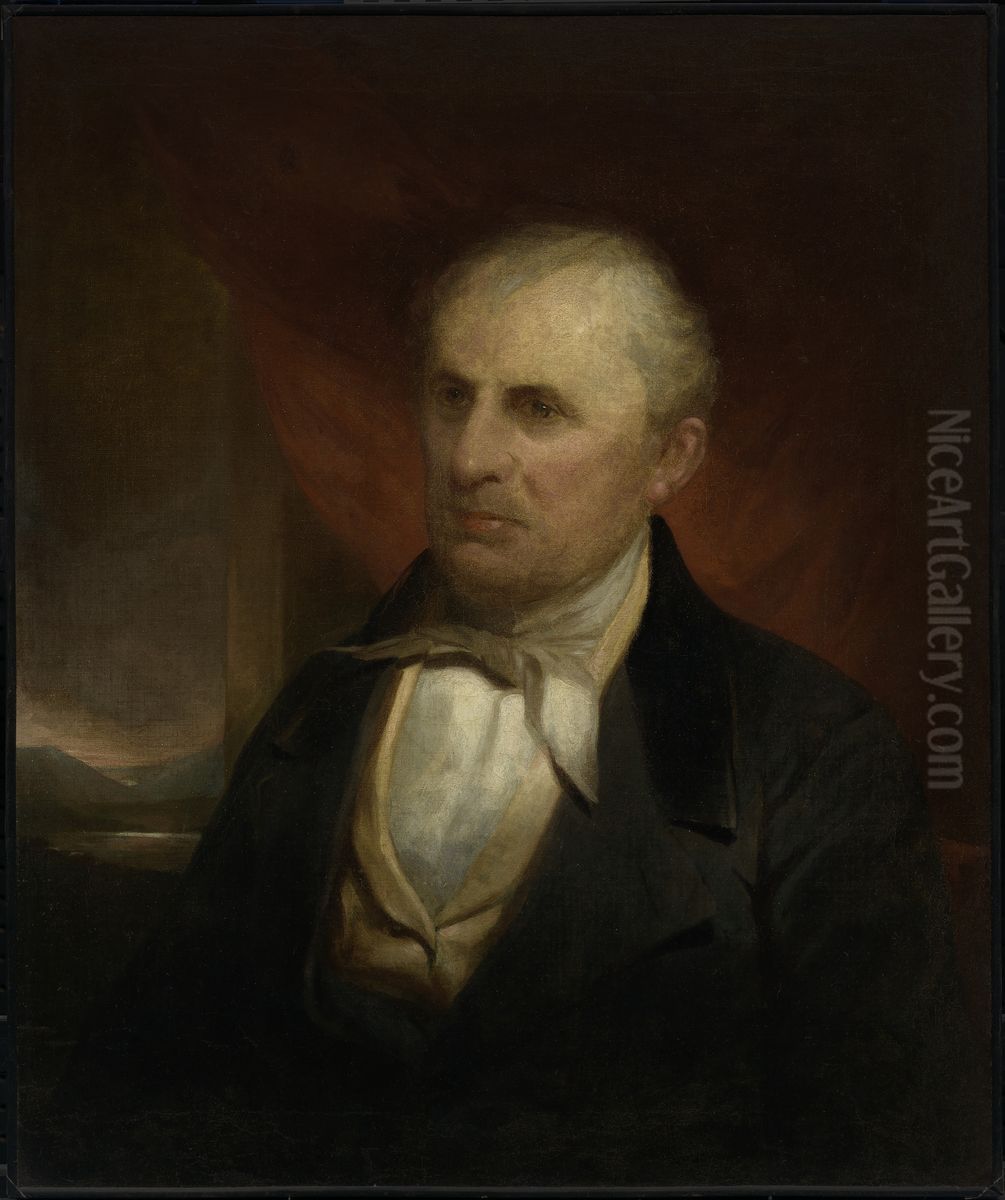 James Fenimore Cooper Oil Painting by Charles Loring Elliott