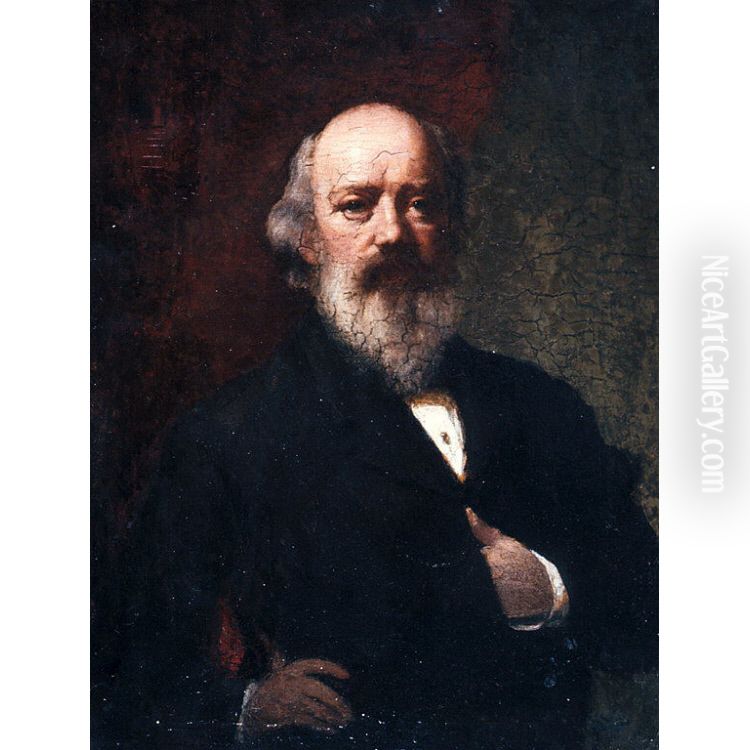 Chester Harding Self-Portrait Oil Painting by Chester Harding