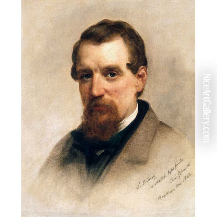 Samuel Putnam Avery Oil Painting by Charles Loring Elliott
