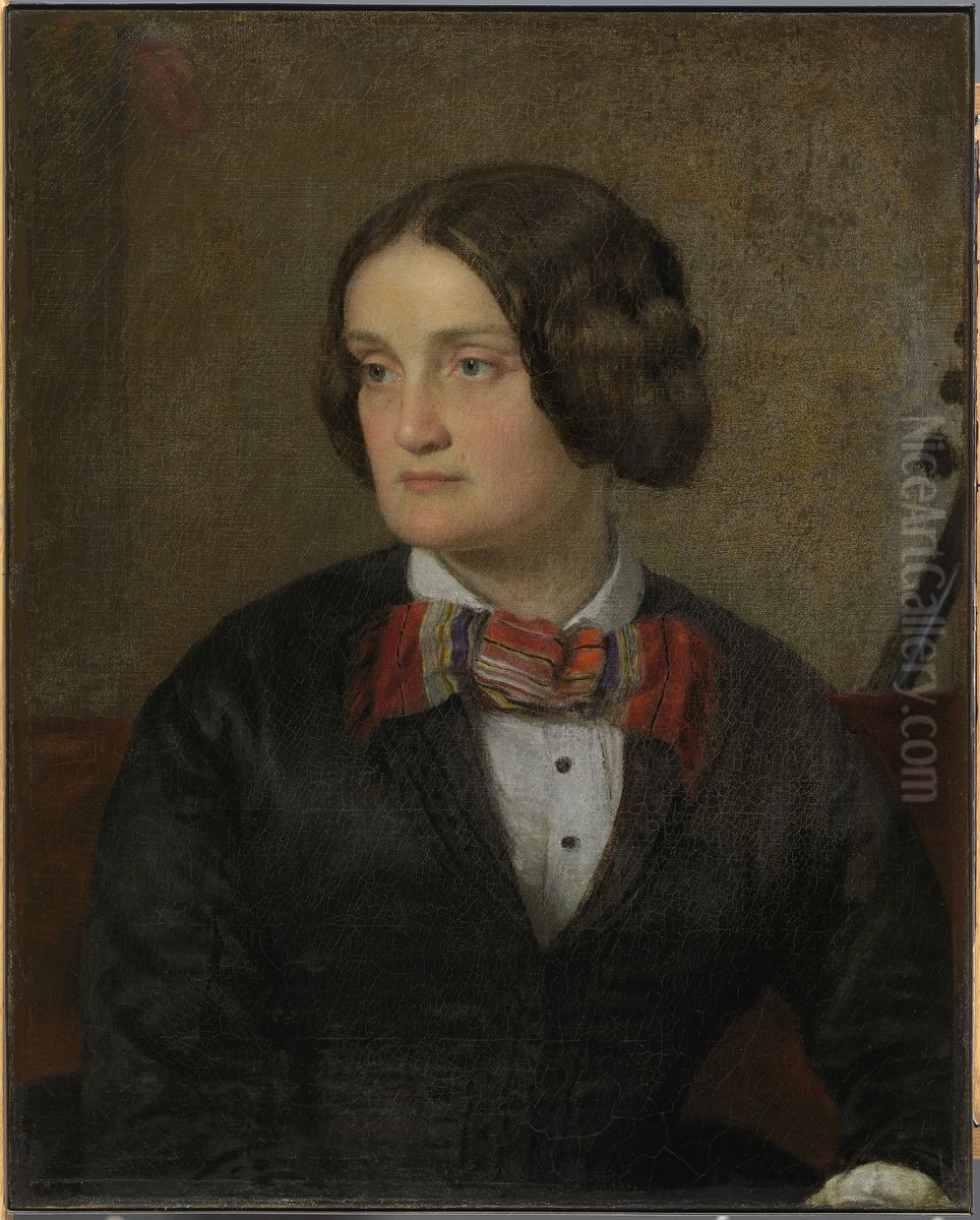 Charlotte Cushman Oil Painting by William Page