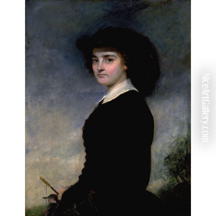 Harriet Goodhue Hosmer Oil Painting by William Boxall