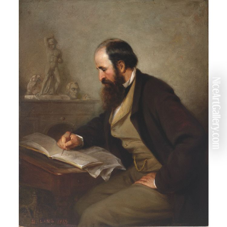 Henry Kirke Brown Oil Painting by Louis Lang