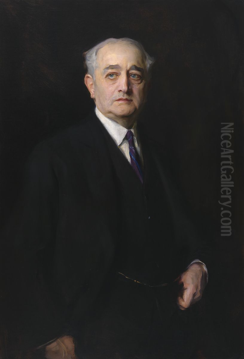 Adolph Ochs Oil Painting by Philip de Laszlo