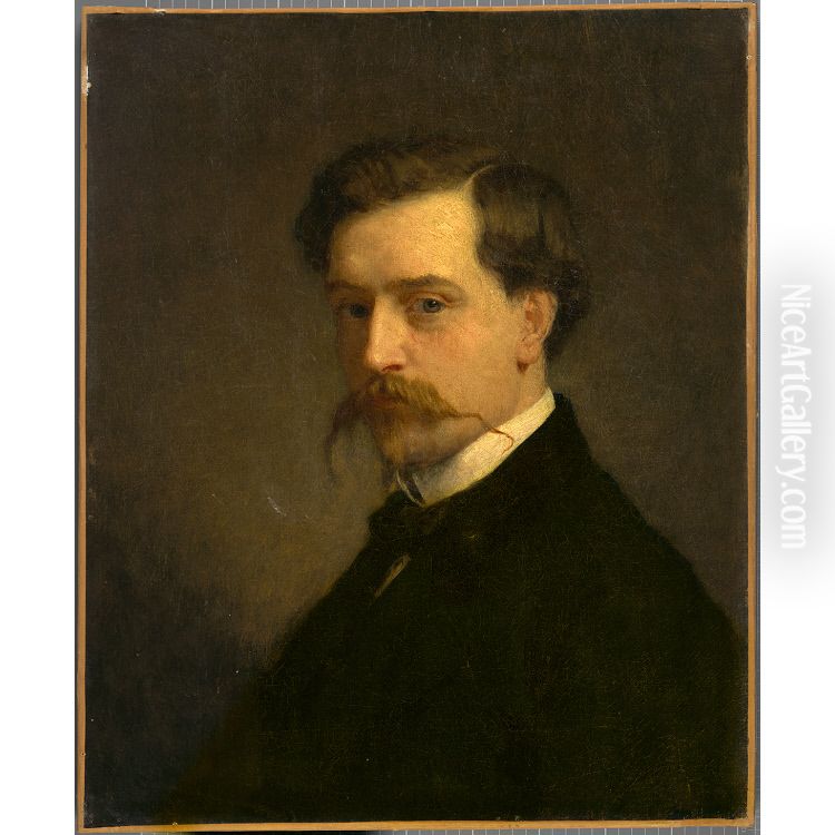 Richard Morris Hunt Oil Painting by Thomas Couture