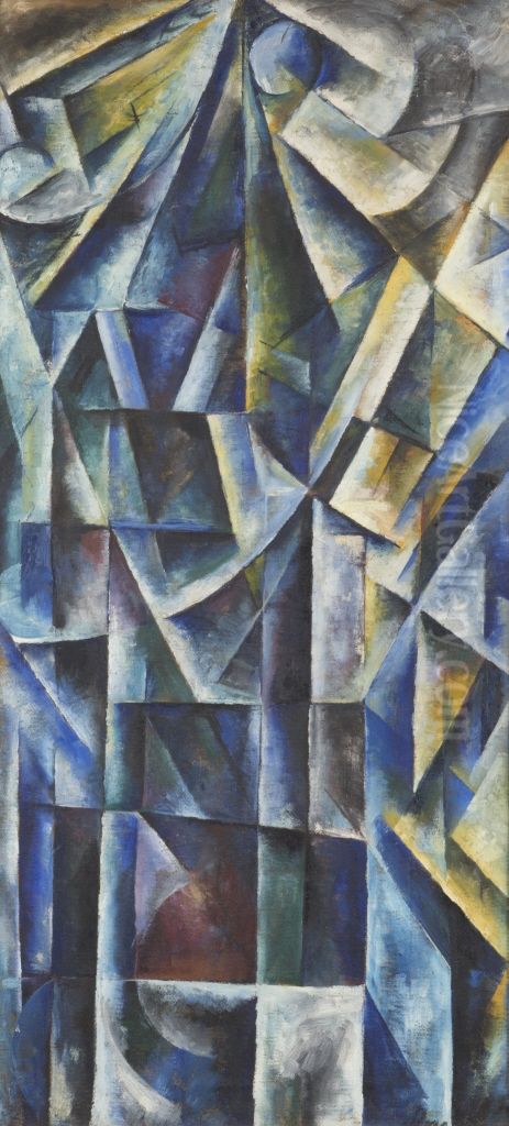 Turm Oil Painting by Max Dungert