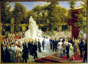 Unveiling of the Richard-Wagner Monument in the Tiergarten