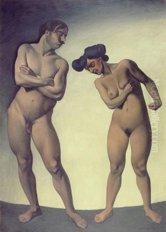 La haine Oil Painting by Felix Vallotton