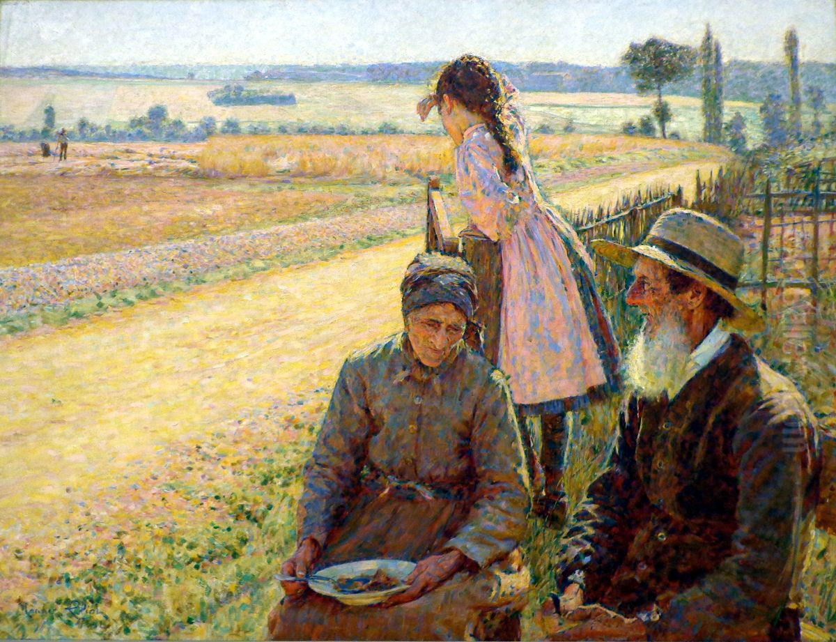The old people Oil Painting by Maurice Eliot