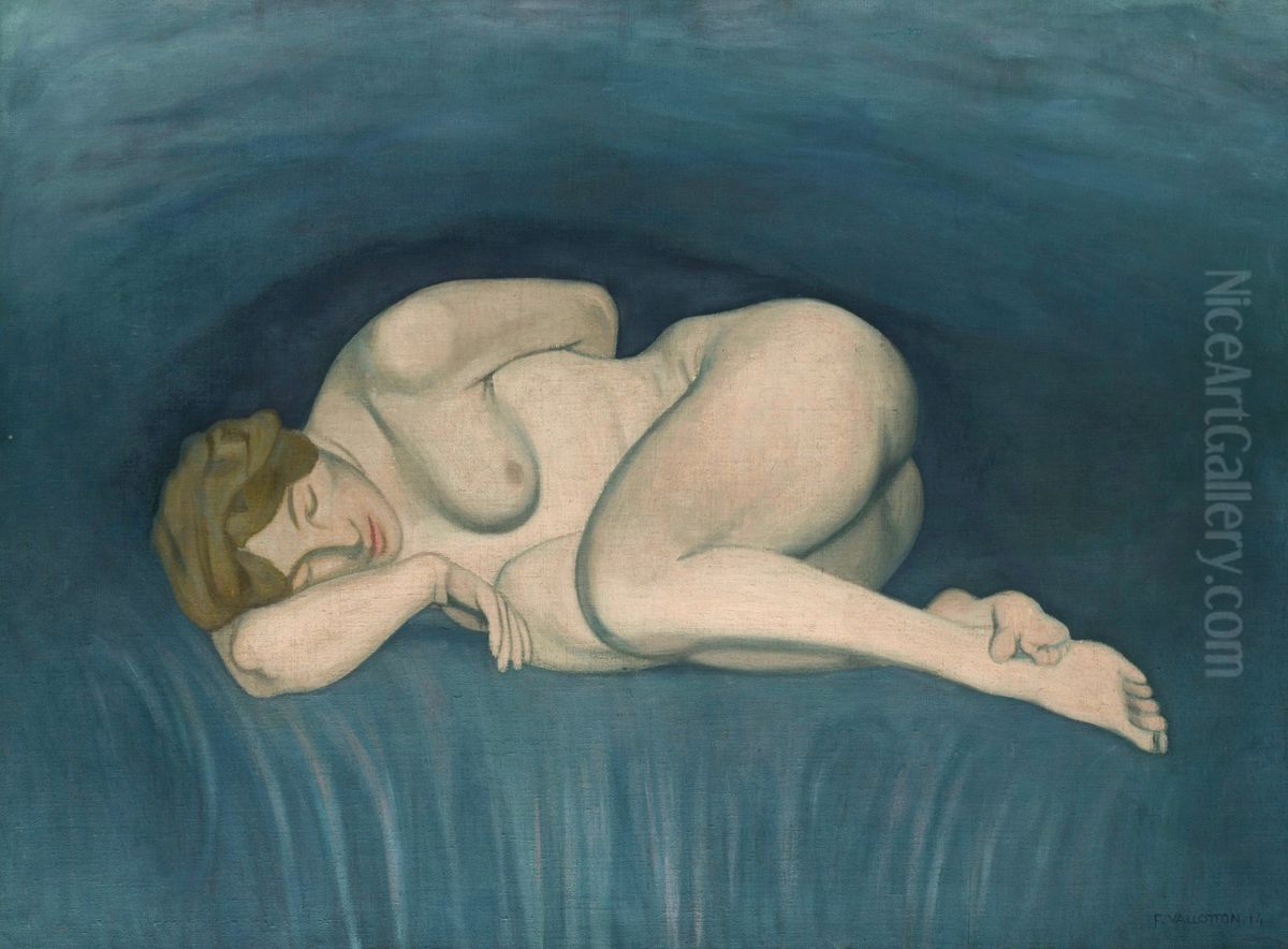 La source Oil Painting by Felix Vallotton