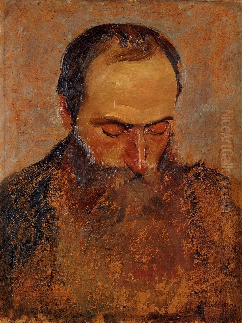 Portrait of Edouard Vuillard Oil Painting by Felix Vallotton