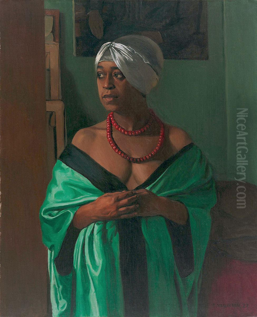 Aicha Oil Painting by Felix Vallotton