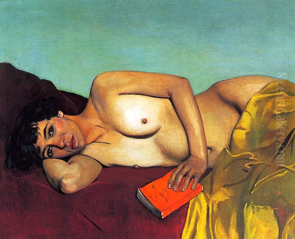 La lecture abandonnee Oil Painting by Felix Vallotton