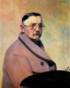 Autoportrait a la robe de chambre