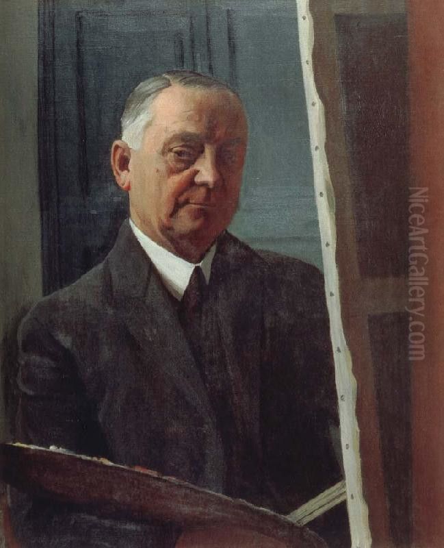 Autoportrait Oil Painting by Felix Vallotton