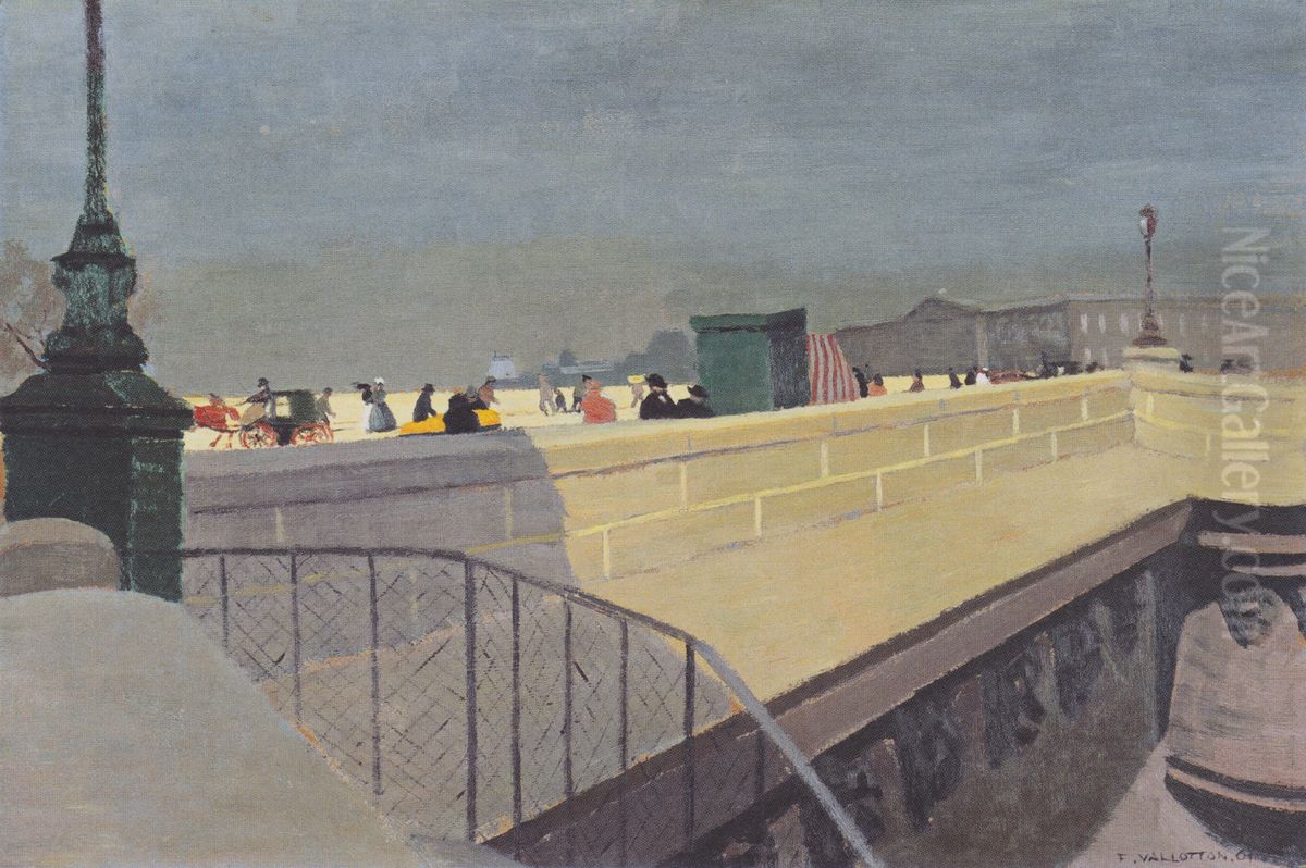 Le Pont-Neuf Oil Painting by Felix Vallotton