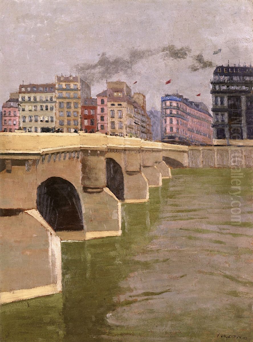 Le Pont-Neuf Oil Painting by Felix Vallotton