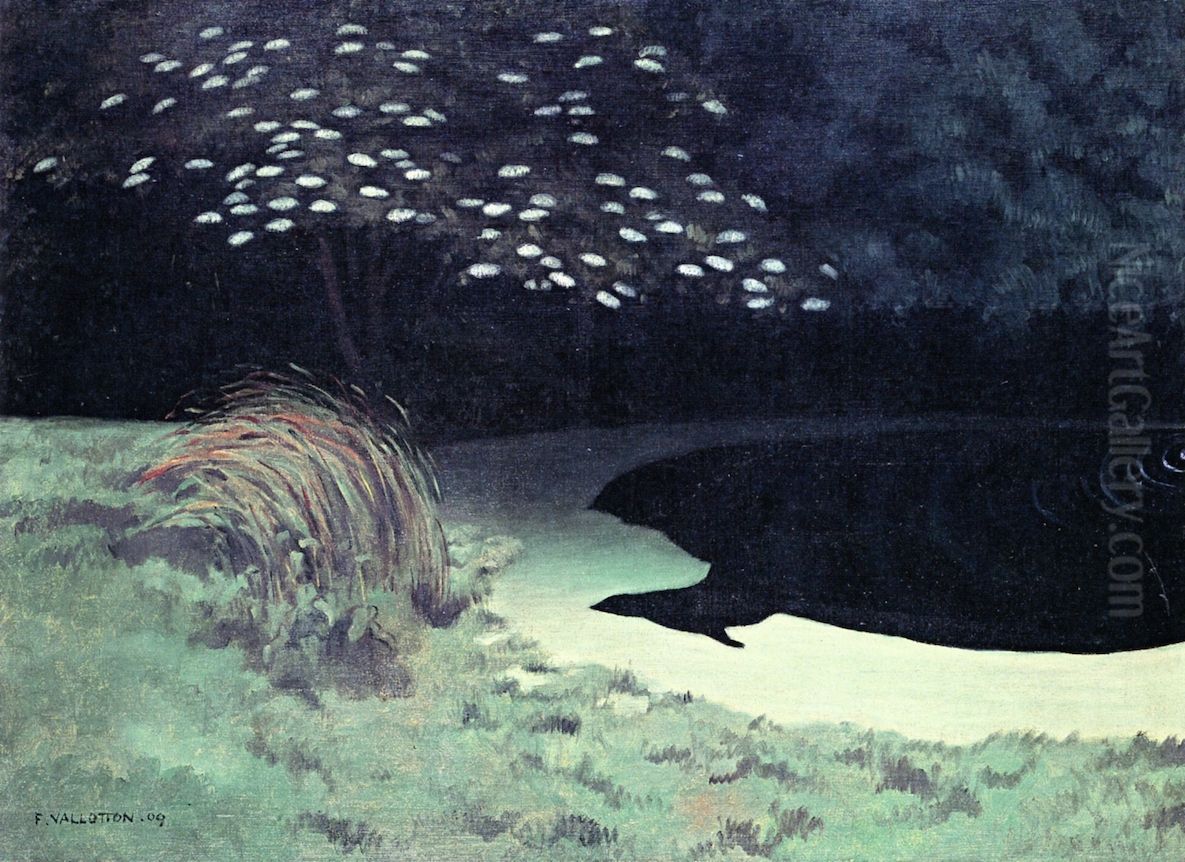 La Mare, Honfleur Oil Painting by Felix Vallotton