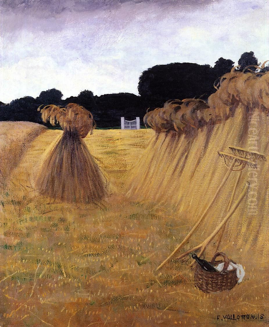 The Sheaves Oil Painting by Felix Vallotton