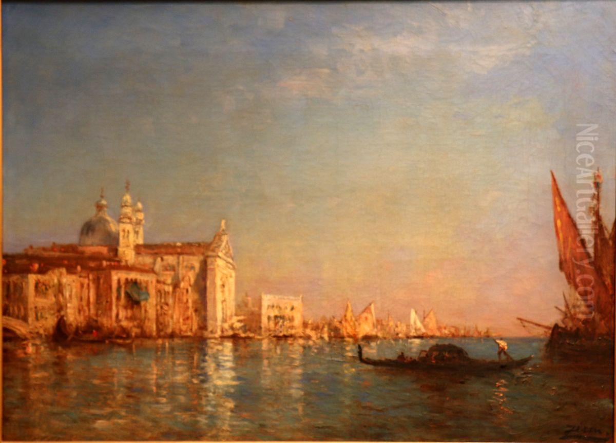 L'eglise des Gesuati, La Giudecca Oil Painting by Felix Ziem
