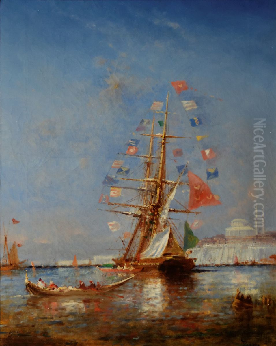 Le Bosphore Oil Painting by Felix Ziem