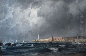 Entrance to the port of Genoa