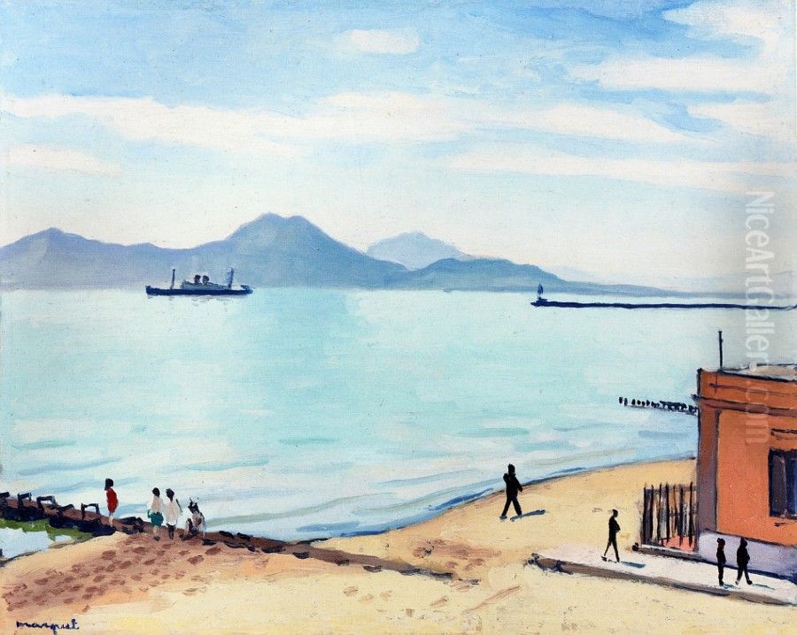 Embarquement Oil Painting by Albert Marquet