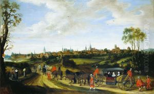 Intocht van de gezant Adriaan Pauw in Munster.