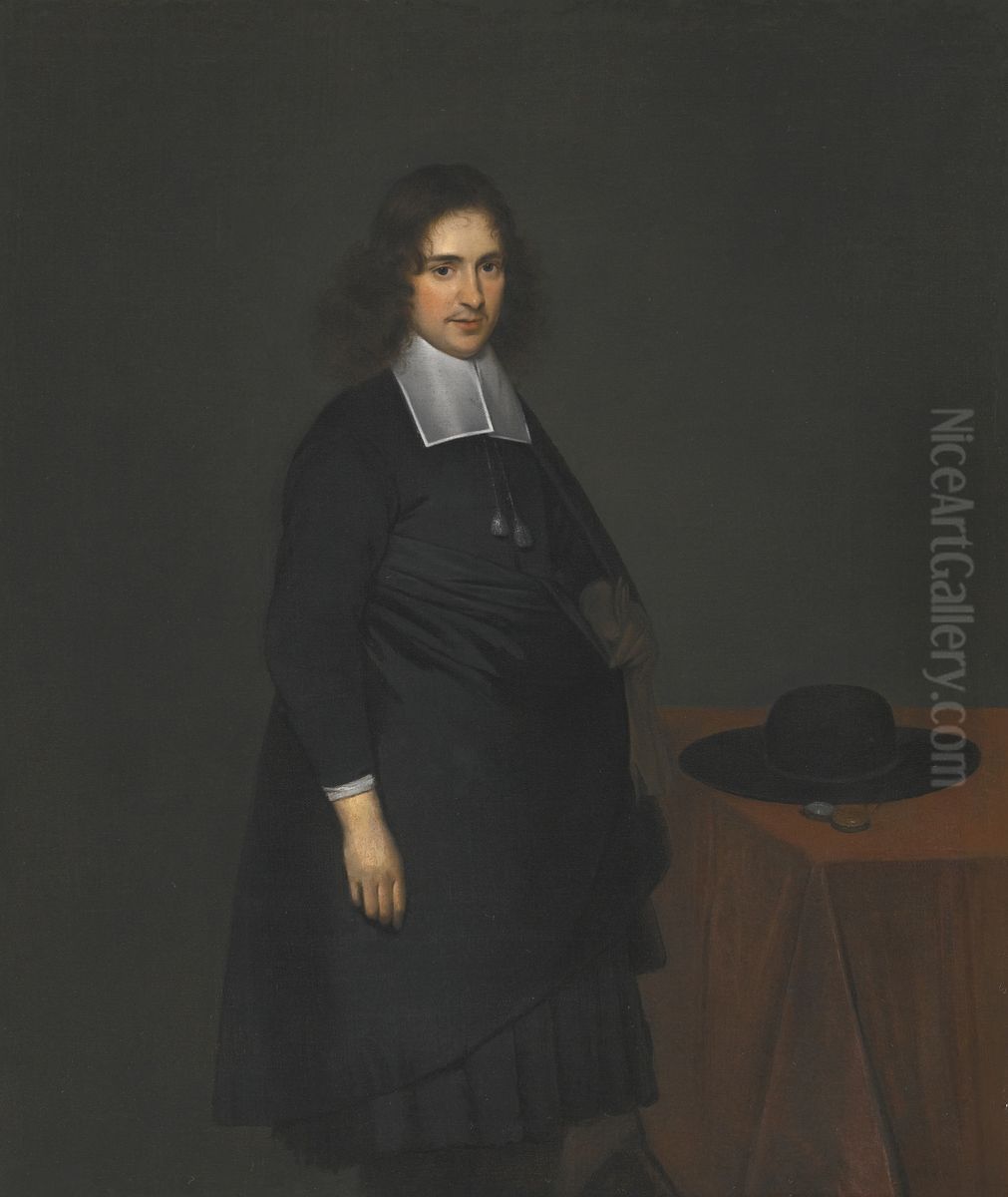 Portrait of a Young Man Oil Painting by Gerard Ter Borch