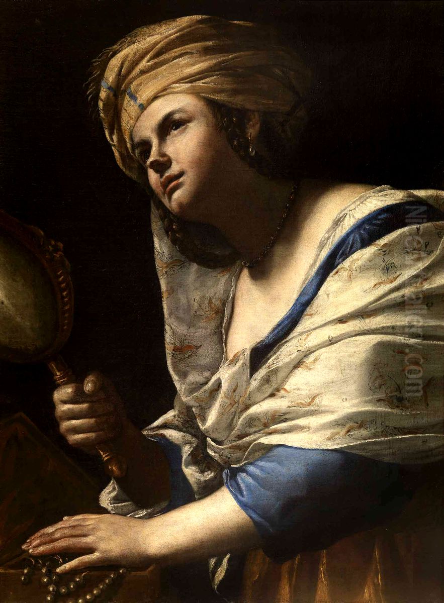 Vanitas Oil Painting by Mattia Preti