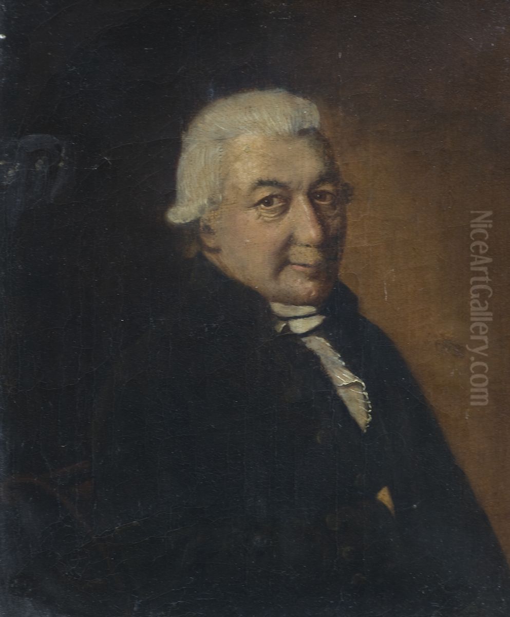 Theodor Gulcher (1777-1839) Oil Painting by Adriaan de Lelie