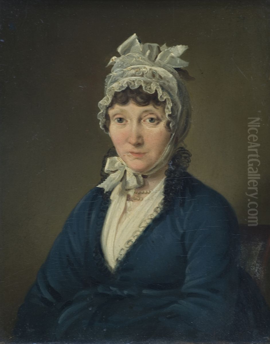 Johanna Engelina Brugelman (1757-1829) Oil Painting by Adriaan de Lelie