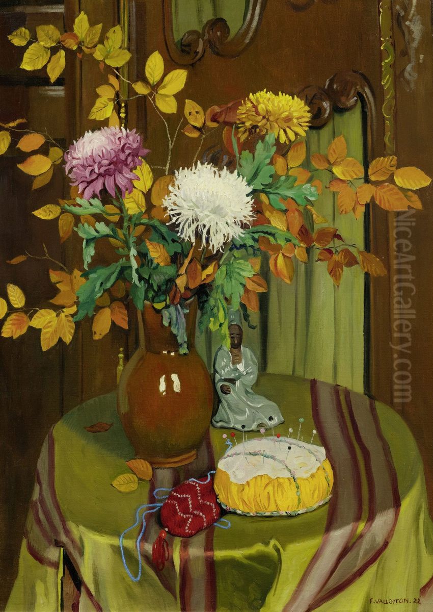 <<Terca is fentugalaf toeem (trutca ke Vallotton)>> Oil Painting by Felix Vallotton