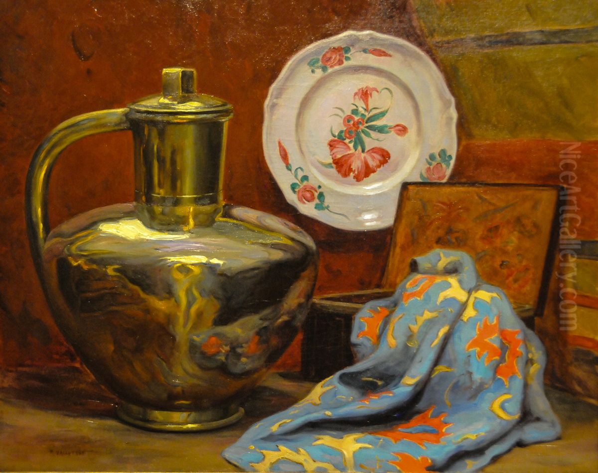 Still Life with Pitcher and Plate Oil Painting by Felix Vallotton