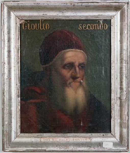Portrait of Pope Julius II Oil Painting by Raphael