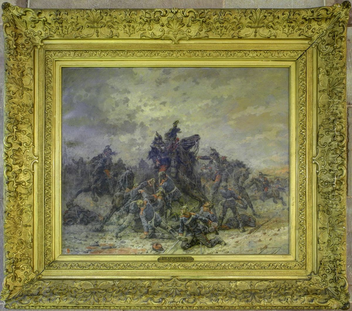 Au drapeau. Oil Painting by Thomas Bresson