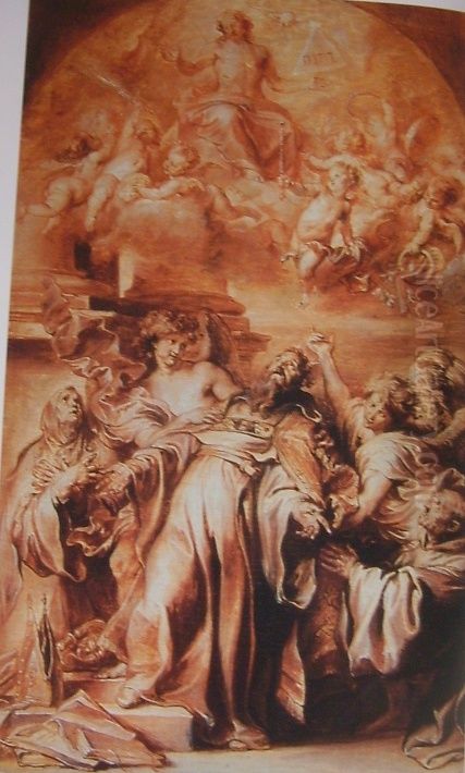The Ecstasy of Saint Augustine Oil Painting by Sir Anthony Van Dyck