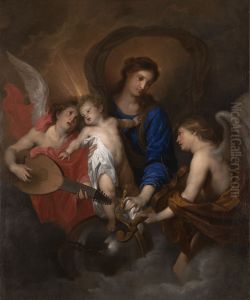 Virgin and Child with Music-Making Angels