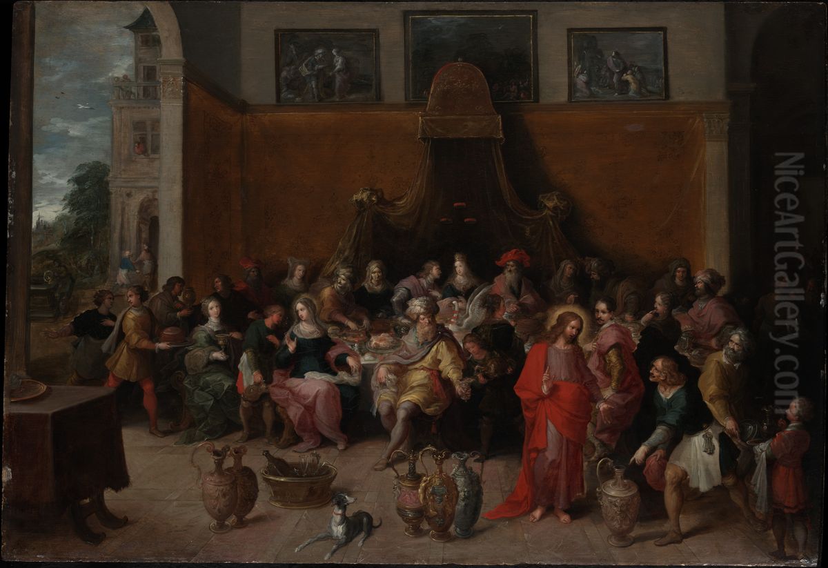 The Marriage at Cana Oil Painting by Frans Francken the Younger