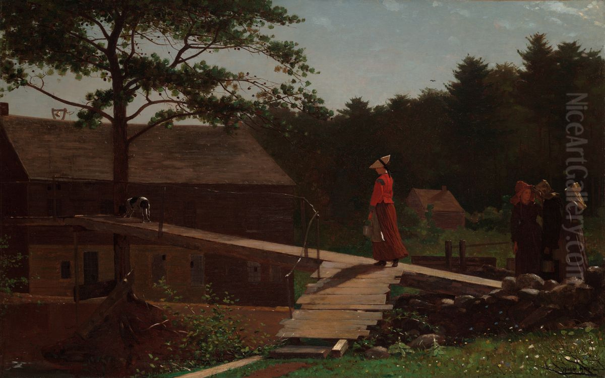 Old Mill (The Morning Bell) Oil Painting by Winslow Homer