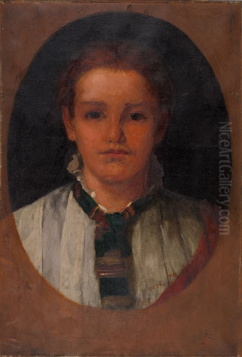 Young Girl Oil Painting by Winslow Homer