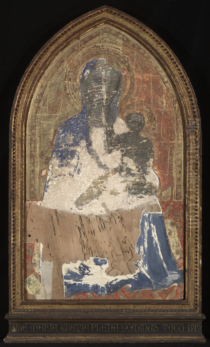 Virgin and Child Oil Painting by Jacopo di Cione