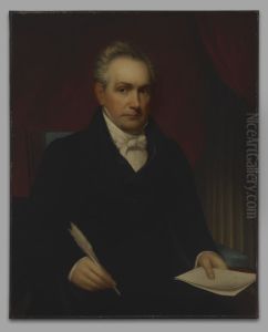 The Honorable Roger Minnot Sherman  (1773-1844), B. A. 1792, M. A. 1795, LL.D. 1829, (copy after his earlier portrait of 1840)