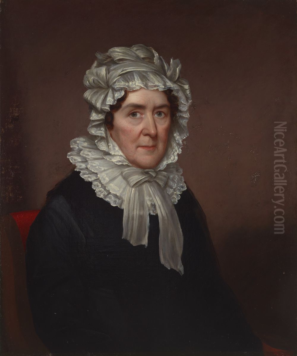 Mrs. Timothy Dwight (Mary Woolsey) Oil Painting by Nathaniel Jocelyn