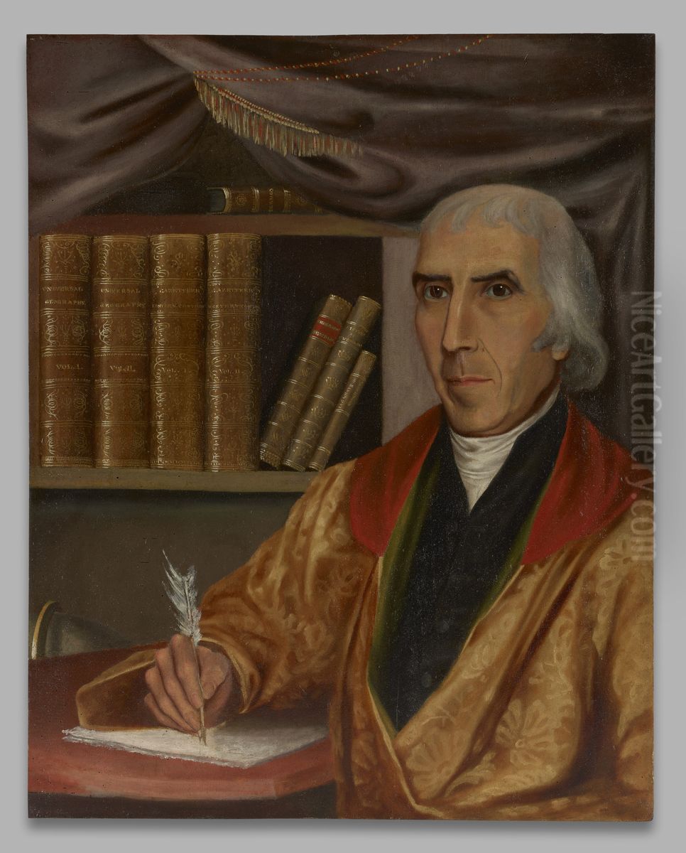 Jedidiah Morse (1761-1826), B.A. 1783, M.A. 1786 Oil Painting by Samuel Finley Breese Morse
