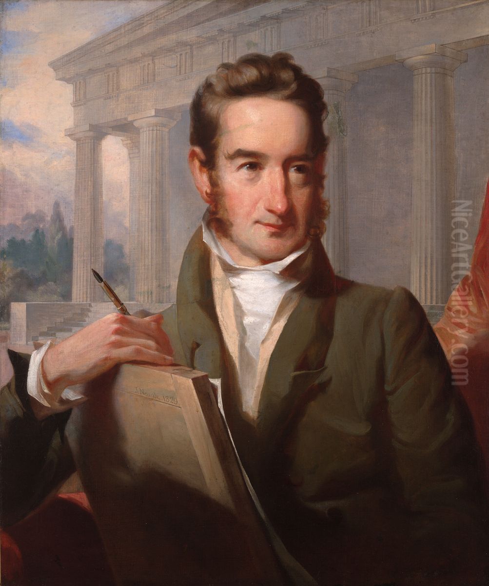 William Strickland (1787-1854) Oil Painting by John Neagle