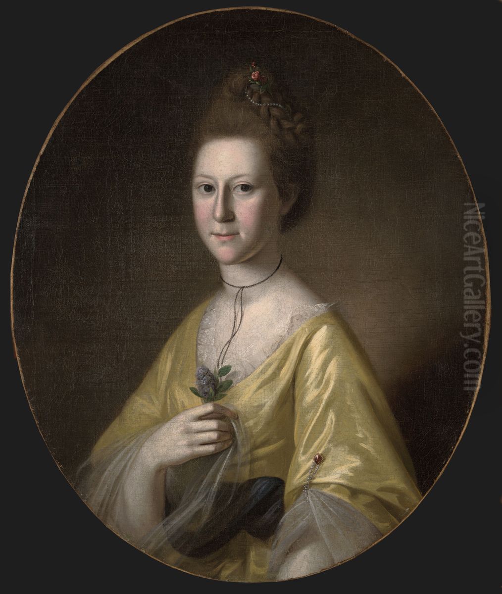 Mrs. James Maccubin Carroll (Sophia Gough) (1772-1816) Oil Painting by Charles Willson Peale