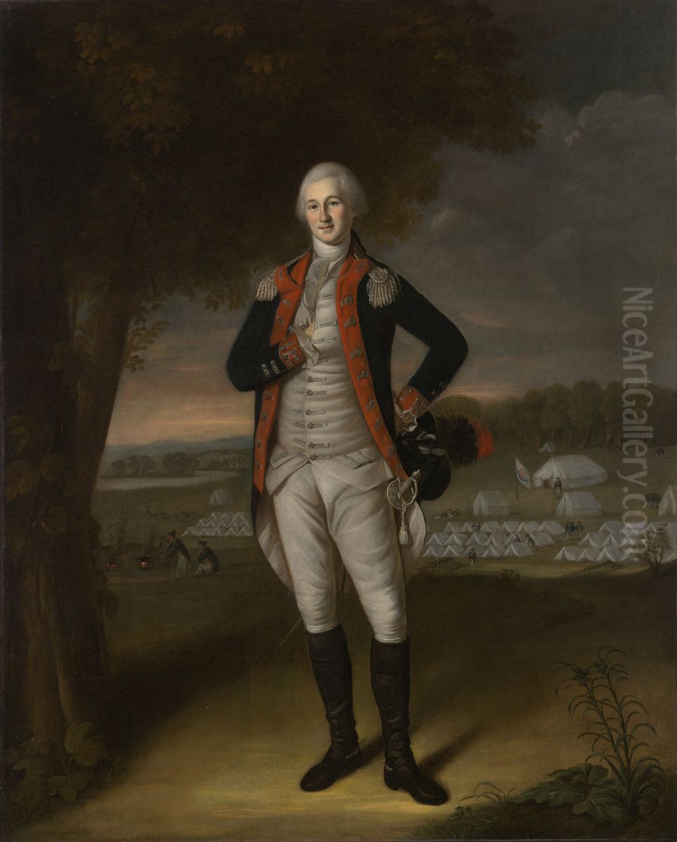 Walter Stewart (1756-1796) Oil Painting by Charles Willson Peale